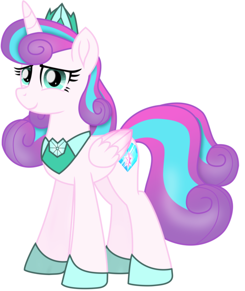 Size: 6987x8280 | Tagged: safe, artist:ejlightning007arts, derpibooru import, princess flurry heart, alicorn, pony, absurd resolution, cute, female, flurrybetes, heart shaped, image, jewelry, mare, older, older flurry heart, png, simple background, solo, tiara, transparent background, vector
