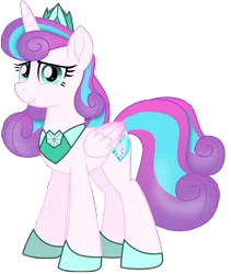 Size: 6987x8280 | Tagged: safe, artist:ejlightning007arts, derpibooru import, princess flurry heart, alicorn, pony, absurd resolution, cute, female, flurrybetes, heart shaped, image, jewelry, mare, older, older flurry heart, png, simple background, solo, tiara, transparent background, vector