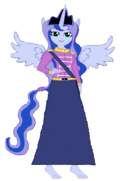 Size: 404x597 | Tagged: safe, artist:loomytyranny, derpibooru import, oc, oc:luna planet, alicorn, hybrid, equestria girls, 1000 hours in ms paint, anti revolution, barefoot, crown, equestria, feet, female, french lover, image, jewelry, monarch, monarchy, moon, png, ponytail, regalia, sister, wings