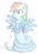 Size: 2000x2822 | Tagged: safe, artist:goldenflow, derpibooru import, rainbow dash, lamia, original species, pegasus, snake, coils, colored pencil drawing, crossed arms, cute, dashabetes, female, image, lamiafied, nose wrinkle, png, rainbow coils, scales, scrunchy face, simple background, snake tail, solo, species swap, spread wings, tail wag, traditional art, white background, wings