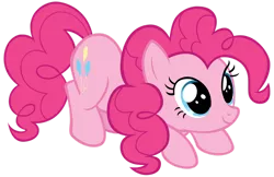 Size: 1280x831 | Tagged: safe, artist:andoanimalia, derpibooru import, pinkie pie, earth pony, pony, cute, diapinkes, female, image, mare, png, ponk, silly, silly pony, simple background, solo, transparent background, vector