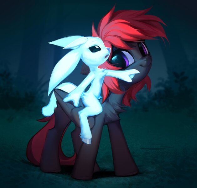 Size: 1785x1704 | Tagged: safe, artist:vensual99, derpibooru import, oc, pegasus, pony, image, jpeg, ori, ori and the blind forest