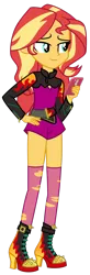 Size: 1024x3136 | Tagged: safe, artist:emeraldblast63, artist:sapphiregamgee, derpibooru import, sunset shimmer, equestria girls, boots, clothes, female, image, iphone, jacket, leather jacket, png, shoes