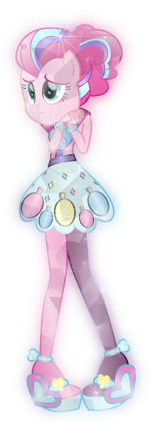 Size: 3000x8376 | Tagged: safe, artist:lincolnbrewsterfan, derpibooru import, pinkie pie, crystal pony, equestria girls, my little pony: the movie, rainbow rocks, balloon, boots, bracelet, braclets, clasped hands, clothes, crystallized, cute, derpibooru exclusive, diapinkes, dress, happy, high heel boots, image, jewelry, movie accurate eyes, png, ponied up, pony ears, shoes, simple background, solo, special, special face, transparent background, vector