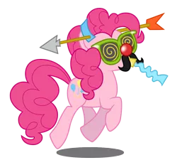 Size: 1111x1000 | Tagged: safe, artist:jackiephantom13, derpibooru import, pinkie pie, earth pony, pony, female, glasses, image, mare, png, simple background, solo, transparent background, vector