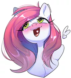 Size: 1134x1249 | Tagged: safe, artist:averageocporn, derpibooru import, oc, oc:sugar morning, anthro, pegasus, blushing, cute, image, jpeg, pegasus oc, wings