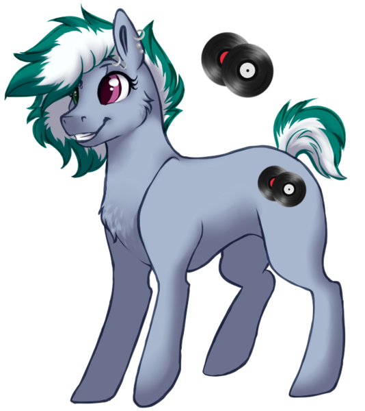 Size: 681x765 | Tagged: safe, artist:amiookamiwolf, derpibooru import, oc, oc:staccato, pony, female, image, magical lesbian spawn, mare, offspring, parent:octavia melody, parent:vinyl scratch, parents:scratchtavia, png, simple background, solo, transparent background