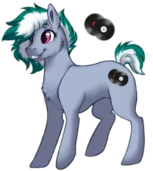 Size: 681x765 | Tagged: safe, artist:amiookamiwolf, derpibooru import, oc, oc:staccato, pony, female, image, magical lesbian spawn, mare, offspring, parent:octavia melody, parent:vinyl scratch, parents:scratchtavia, png, simple background, solo, transparent background