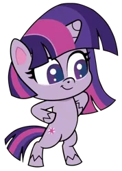 Size: 1875x2628 | Tagged: safe, artist:laszlvfx, derpibooru import, edit, edited screencap, screencap, twilight sparkle, twilight sparkle (alicorn), alicorn, pony, my little pony: pony life, pinkie pie: hyper-helper, spoiler:pony life s01e06, bipedal, confident, cute, female, happy, hooves on hips, image, mare, png, proud, simple background, smiling, solo, transparent background, twiabetes, vector