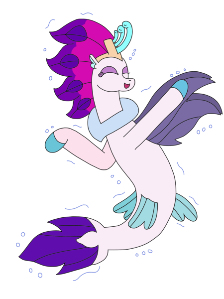 Size: 2448x3264 | Tagged: safe, artist:supahdonarudo, derpibooru import, queen novo, seapony (g4), my little pony: the movie, bubble, cute, dancing, happy, image, novobetes, png, simple background, transparent background