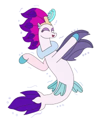 Size: 2448x3264 | Tagged: safe, artist:supahdonarudo, derpibooru import, queen novo, seapony (g4), my little pony: the movie, bubble, cute, dancing, happy, image, novobetes, png, simple background, transparent background