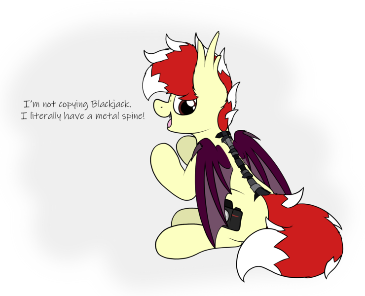 Size: 2438x1976 | Tagged: safe, artist:aaathebap, derpibooru import, oc, oc:aaaaaaaaaaa, bat pony, cyborg, bat pony oc, bat wings, cute, image, implants, male, png, simple background, tail, transparent background, wings