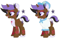 Size: 664x410 | Tagged: safe, artist:acuteexposure, artist:strawberry-spritz, derpibooru import, oc, oc:glooming seas, unofficial characters only, pony, unicorn, icey-verse, base used, clothes, ear piercing, earring, eyeshadow, fangs, female, hat, image, jewelry, lip piercing, makeup, mare, markings, navy, offspring, open mouth, parent:lilymoon, parent:pipsqueak, parents:lilysqueak, piercing, png, sailor, sailor uniform, shirt, simple background, solo, tattoo, transparent background, uniform