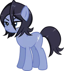 Size: 1200x1323 | Tagged: safe, artist:warszak, derpibooru import, ponified, earth pony, pony, bleach (manga), female, image, kuchiki rukia, mare, png, simple background, solo, transparent background