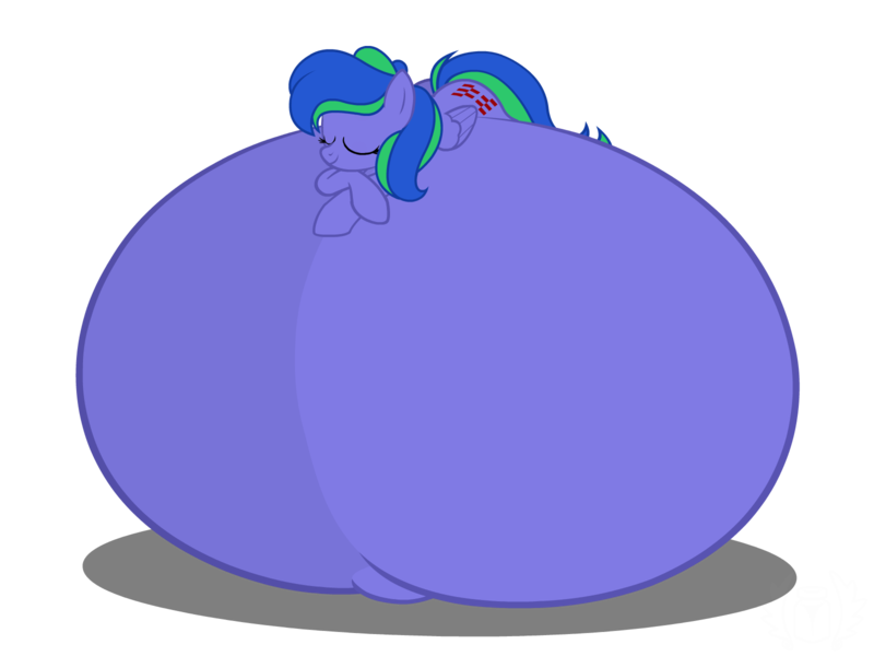 Size: 1600x1200 | Tagged: questionable, artist:flash equestria photography, derpibooru import, oc, oc:felicity stars, unofficial characters only, pegasus, pony, belly, belly bed, belly button, big belly, female, huge belly, hyper, hyper belly, hyper pregnancy, image, impossibly large belly, mare, outie belly button, pegasus oc, png, pregnant, simple background, sleeping, solo, transparent background, wings