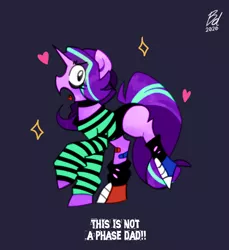 Size: 988x1080 | Tagged: safe, alternate version, artist:opossum-stuff, derpibooru import, starlight glimmer, pony, unicorn, choker, clothes, converse, dialogue, emo, female, image, it's not a phase, mare, png, shoes, solo, teenage glimmer, teenager