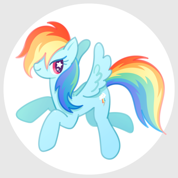 Size: 1200x1200 | Tagged: safe, artist:boon_9, derpibooru import, part of a set, rainbow dash, pegasus, pony, female, image, mare, png, smiling, solo, starry eyes, wingding eyes