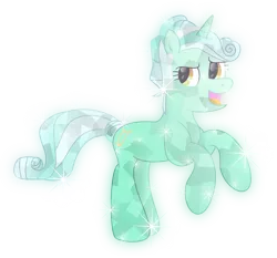 Size: 7000x6536 | Tagged: safe, artist:lincolnbrewsterfan, derpibooru import, lyra heartstrings, crystal pony, pony, unicorn, .svg available, absurd resolution, alternate hairstyle, alternate tailstyle, crystallized, derpibooru exclusive, ear piercing, earring, female, hairband, image, jewelry, mare, piercing, png, rearing, simple background, smiling, solo, transparent background, vector