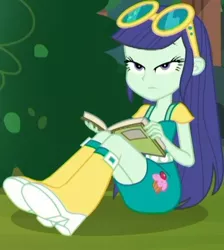 Size: 389x434 | Tagged: safe, derpibooru import, screencap, blueberry cake, equestria girls, equestria girls series, lost and pound, spoiler:eqg series (season 2), cropped, image, lost and pound: rarity, png, solo