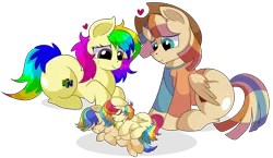 Size: 8100x4700 | Tagged: safe, artist:rainbowtashie, author:bigonionbean, derpibooru import, braeburn, wind waker (character), oc, oc:azure spice, oc:cinnamon spectrum, oc:rainbow tashie, oc:spicy cider, earth pony, pegasus, pony, clothes, colt, commissioner:bigonionbean, cowboy hat, cutie mark, earth pony oc, father and child, father and daughter, father and son, female, filly, fusion, fusion:spicy cider, hat, husband and wife, image, male, mare, mother and child, mother and daughter, mother and son, oc x oc, png, shipping, simple background, sleeping, stallion, stetson, straight, transparent background