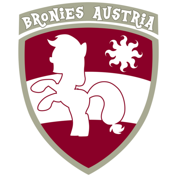 Size: 768x768 | Tagged: safe, derpibooru import, austria, brony, crest, image, logo, png