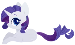 Size: 4000x2423 | Tagged: safe, artist:belka-sempai, derpibooru import, rarity, pony, unicorn, colored pupils, cute, female, high res, image, lying down, mare, png, profile, prone, raribetes, simple background, solo, transparent background