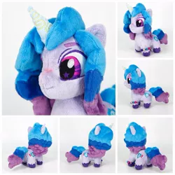 Size: 1079x1079 | Tagged: safe, artist:gingerale2016, derpibooru import, izzy moonbow, pony, unicorn, g5, image, irl, jpeg, photo, plushie, that was fast