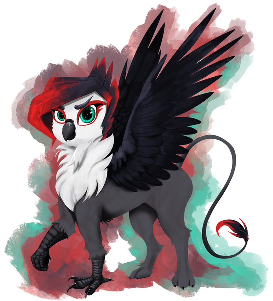 Size: 5000x5500 | Tagged: safe, artist:gab0o0, derpibooru import, oc, oc:teberis, unofficial characters only, gryphon, female, image, jpeg, simple background