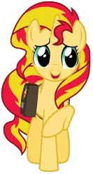 Size: 7000x13200 | Tagged: safe, artist:tardifice, derpibooru import, sunset shimmer, pony, unicorn, equestria girls, mirror magic, spoiler:eqg specials, absurd resolution, bag, female, image, mare, open mouth, png, raised hoof, saddle bag, simple background, solo, transparent background, vector