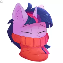 Size: 1500x1500 | Tagged: safe, artist:glazirka, derpibooru import, twilight sparkle, unicorn, clothes, image, png, simple background, solo, sweater, white background