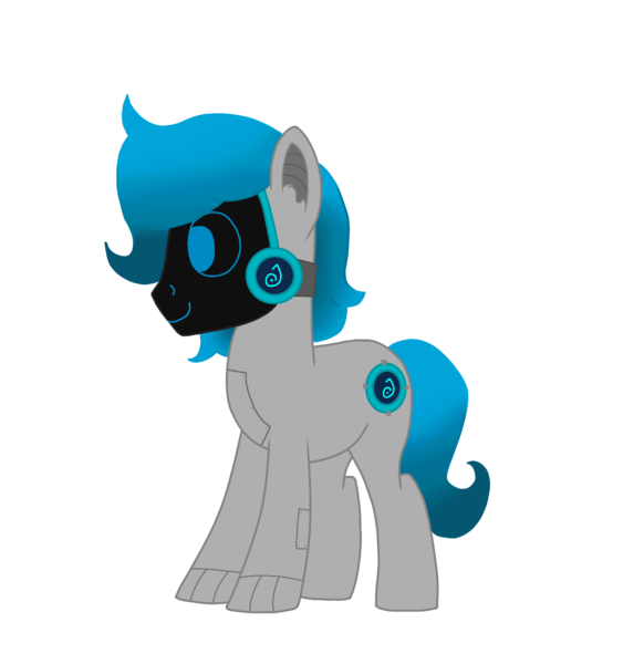 Size: 1410x1454 | Tagged: safe, artist:derpy_the_duck, derpibooru import, oc, oc:prototype vee, unofficial characters only, original species, pony, robot, robot pony, base used, image, png, simple background, solo, transparent background