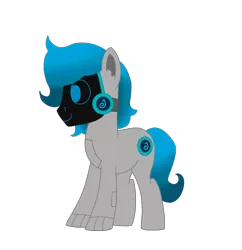 Size: 1410x1454 | Tagged: safe, artist:derpy_the_duck, derpibooru import, oc, oc:prototype vee, unofficial characters only, original species, pony, robot, robot pony, base used, image, png, simple background, solo, transparent background