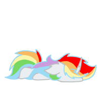 Size: 200x200 | Tagged: safe, artist:rainbow dash is best pony, derpibooru import, oc, oc:rainbowrio, unofficial characters only, alicorn, pony, alicorn oc, faceplant, flop, horn, image, not rainbow dash, png, simple background, solo, transparent background, wings