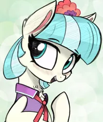 Size: 738x869 | Tagged: safe, artist:kqaii, derpibooru import, coco pommel, earth pony, pony, bust, female, image, jpeg, mare, sketch, solo