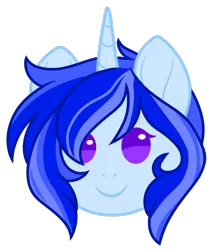 Size: 1080x1229 | Tagged: safe, artist:silentwolf-oficial, derpibooru import, oc, oc:silent wolf, unofficial characters only, pony, unicorn, bust, horn, image, png, simple background, smiling, solo, transparent background, unicorn oc