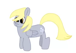 Size: 707x496 | Tagged: safe, artist:newbponeartist, derpibooru import, derpy hooves, pegasus, pony, image, png, simple background, solo, white background