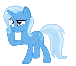 Size: 1390x1205 | Tagged: safe, artist:gmaplay, derpibooru import, trixie, pony, unicorn, confused, female, image, png, simple background, solo, transparent background, vector, wavy mouth