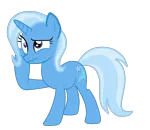 Size: 1390x1205 | Tagged: safe, artist:gmaplay, derpibooru import, trixie, pony, unicorn, confused, female, image, png, simple background, solo, transparent background, vector, wavy mouth