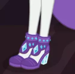 Size: 450x445 | Tagged: safe, derpibooru import, screencap, rarity, equestria girls, equestria girls series, the finals countdown, clothes, cropped, image, legs, pictures of legs, png, shoes