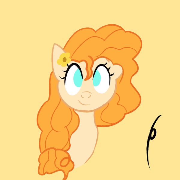 Size: 2158x2158 | Tagged: safe, artist:6pony66, derpibooru import, pear butter, earth pony, cute, image, pearabetes, png, solo
