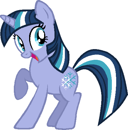 Size: 444x450 | Tagged: safe, artist:beanbases, artist:pegasski, derpibooru import, oc, unofficial characters only, pony, unicorn, base used, eyelashes, female, horn, image, mare, open mouth, png, raised hoof, simple background, smiling, snow, snowflake, solo, transparent background, unicorn oc