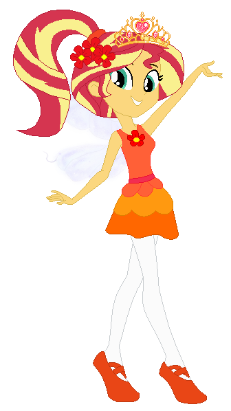 Size: 336x598 | Tagged: safe, artist:cookiechans2, artist:selenaede, artist:user15432, derpibooru import, sunset shimmer, fairy, equestria girls, ballerina, ballet, ballet slippers, base used, braided ponytail, clothes, crown, dress, fairy princess, fairy wings, fairyized, flower, flower in hair, image, jewelry, leggings, orange dress, png, ponytail, regalia, shimmerina, shoes, simple background, slippers, sparkly wings, sugar plum fairy, sugarplum fairy, transparent background, tutu, wings