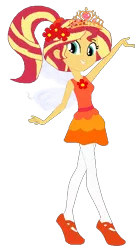 Size: 336x598 | Tagged: safe, artist:cookiechans2, artist:selenaede, artist:user15432, derpibooru import, sunset shimmer, fairy, equestria girls, ballerina, ballet, ballet slippers, base used, braided ponytail, clothes, crown, dress, fairy princess, fairy wings, fairyized, flower, flower in hair, image, jewelry, leggings, orange dress, png, ponytail, regalia, shimmerina, shoes, simple background, slippers, sparkly wings, sugar plum fairy, sugarplum fairy, transparent background, tutu, wings