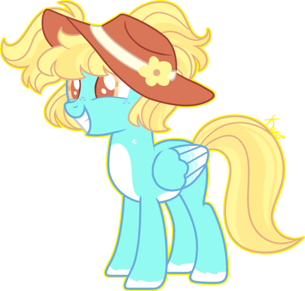 Size: 2374x2265 | Tagged: safe, artist:kurosawakuro, derpibooru import, oc, pegasus, pony, female, hat, image, mare, png, simple background, solo, transparent background