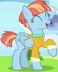Size: 643x798 | Tagged: safe, derpibooru import, screencap, windy whistles, pegasus, pony, parental glideance, cropped, cute, eyes closed, female, image, mare, png, raised hoof, solo, windybetes