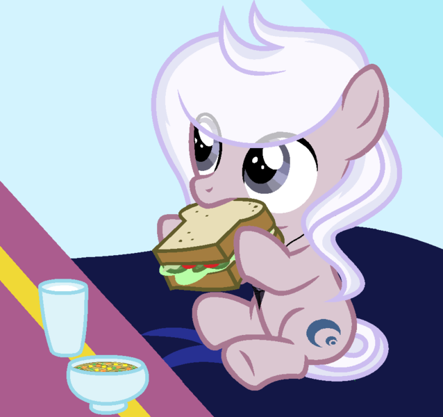 Size: 973x915 | Tagged: safe, artist:lominicinfinity, derpibooru import, oc, oc:moon dust, pony, colt, food, image, male, png, sandwich, solo