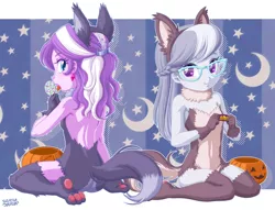 Size: 1200x918 | Tagged: suggestive, artist:uotapo, derpibooru import, diamond tiara, silver spoon, equestria girls, animal costume, butt, candy, clothes, costume, cute, diamond buttiara, diamondbetes, food, fursuit, glasses, halloween, halloween costume, holiday, image, lollipop, looking at you, open mouth, paw pads, paws, png, silverbetes, toe beans, tongue out, underpaw, uotapo is trying to murder us, weapons-grade cute, wolf costume