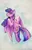 Size: 1836x2865 | Tagged: safe, artist:sailesnake, derpibooru import, twilight sparkle, twilight sparkle (alicorn), alicorn, pony, butt, female, flying, image, looking at you, looking back, looking back at you, mare, plot, png, signature, smiling, solo, traditional art, twibutt, watercolor painting