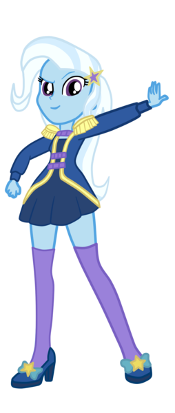 Size: 921x2176 | Tagged: safe, artist:gmaplay, derpibooru import, trixie, equestria girls, equestria girls series, street magic with trixie, spoiler:eqg series (season 2), accessory swap, clothes, image, magician outfit, png, simple background, socks, solo, the great and powerful, thigh highs, transparent background