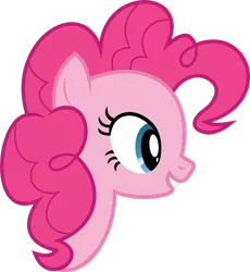 Size: 2351x2550 | Tagged: safe, artist:dash-o-salt, derpibooru import, pinkie pie, earth pony, avatar, head shot, image, looking ahead, looking forward, png, simple background, smiling, solo, transparent background